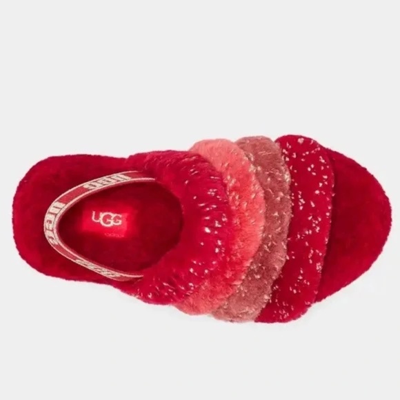 UGG fluff yeah in metallic red - Picture 7 of 7